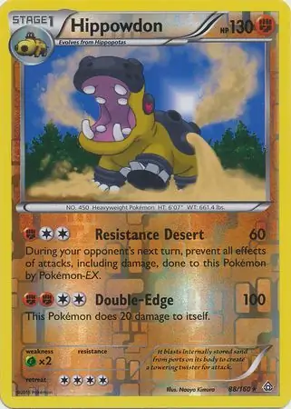 Hippowdon Reverse Holo 88 Normal