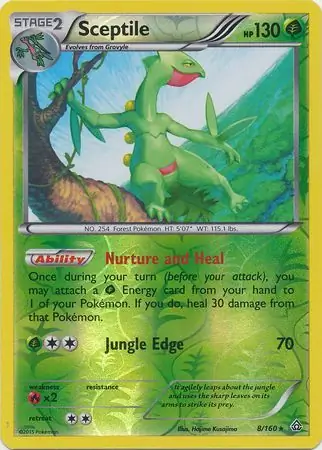 Sceptile Reverse Holo 8 Normal