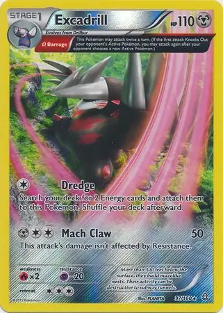 Excadrill Reverse Holo 97 Normal