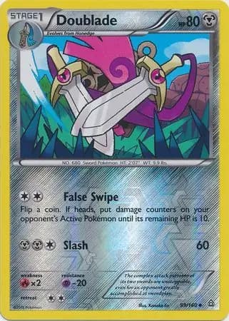 Doublade Reverse Holo 99 Normal