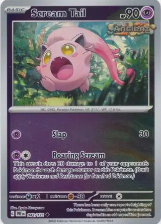 Scream Tail Reverse Holo 042