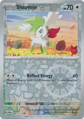 Shaymin Reverse Holo 087