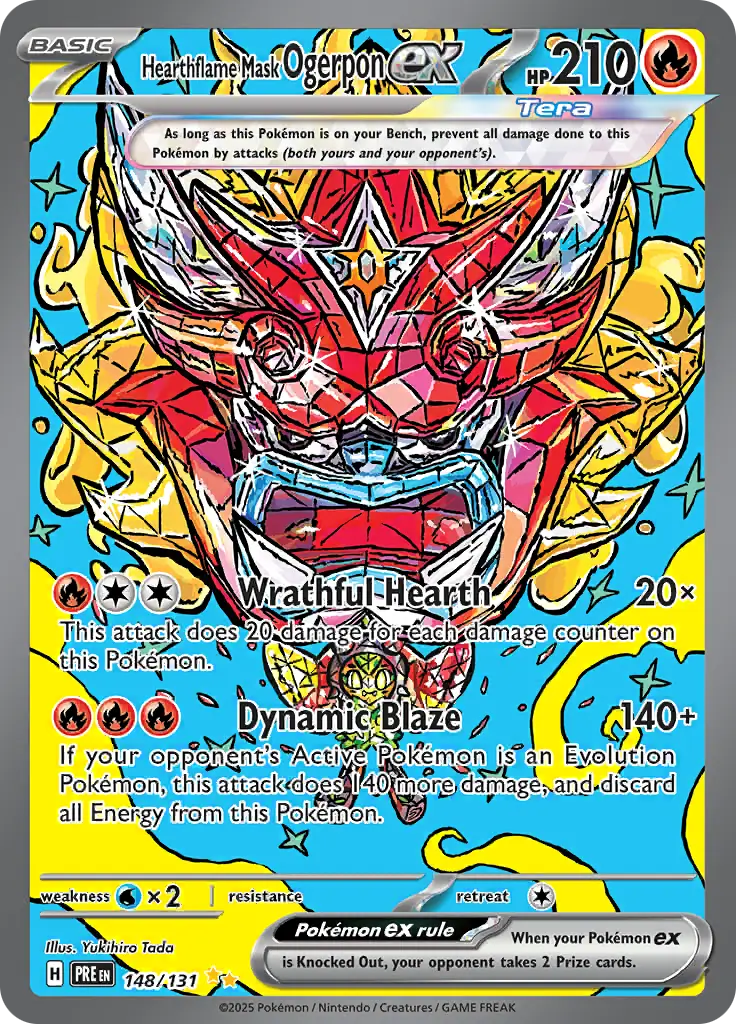 Hearthflame Mask Ogerpon ex 148