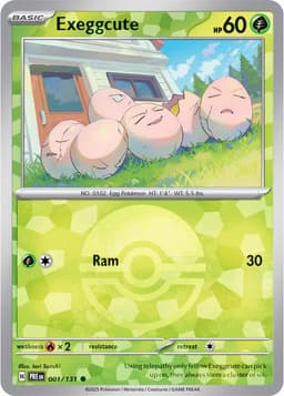 Exeggcute Poke ball Holo