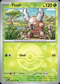 Pinsir Poke ball Holo