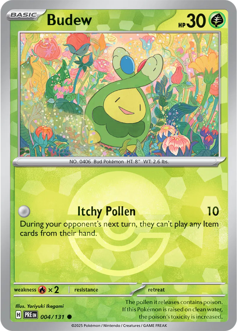 Budew Poke ball Holo 4