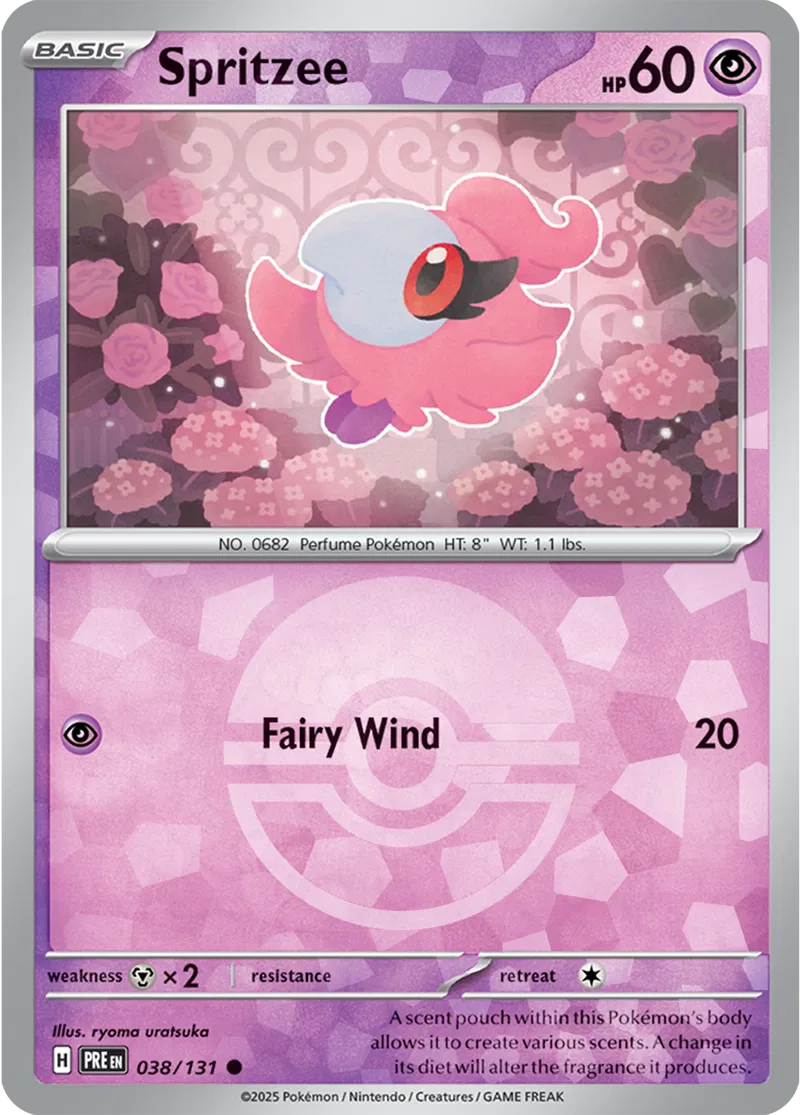 Spritzee Poke ball Holo 38