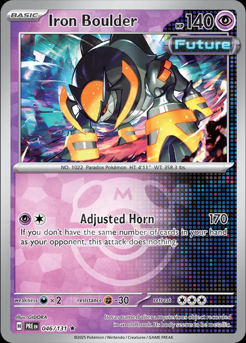 Iron Boulder Master Ball Holo 46