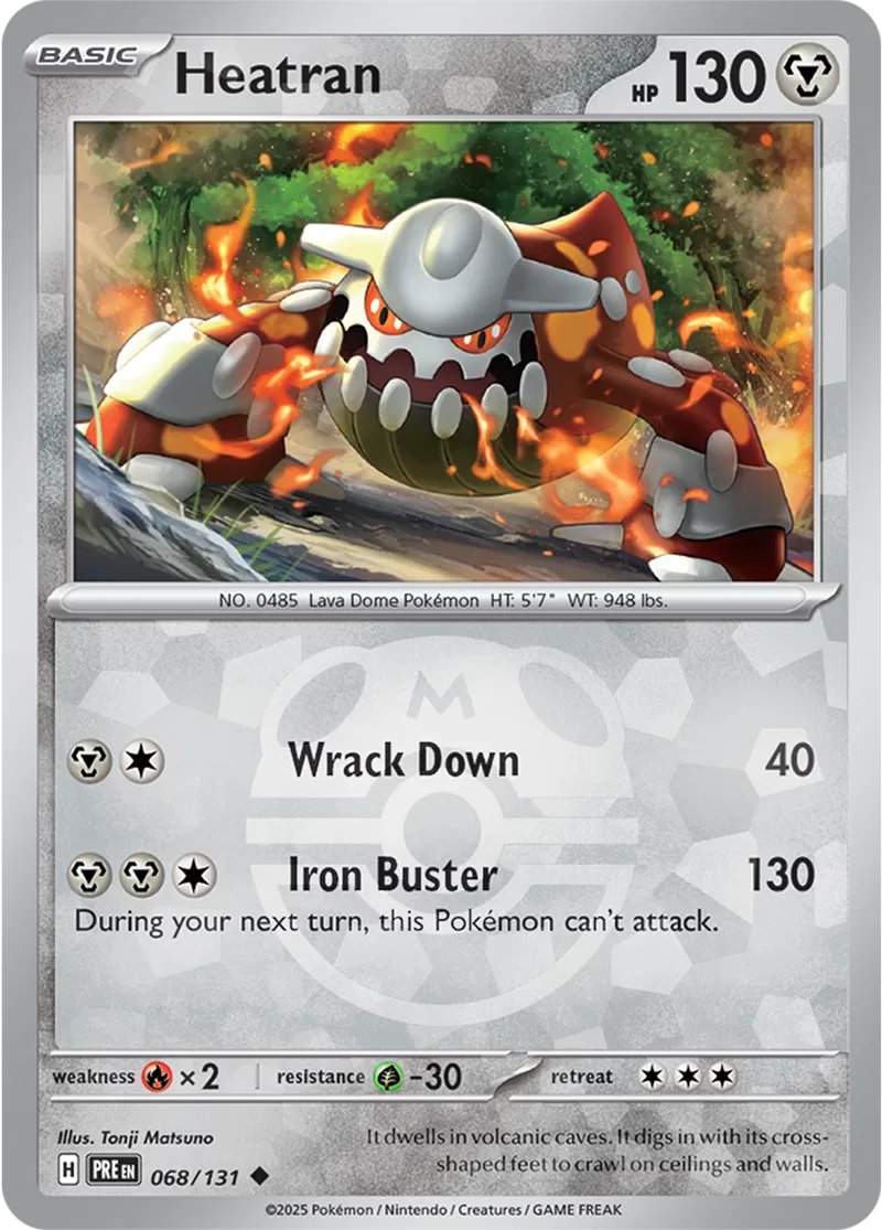 Heatran Master Ball Holo 68