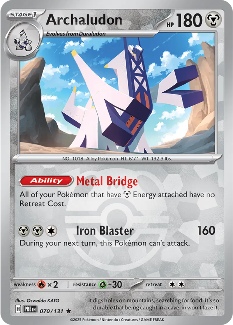 Archaludon Master Ball Holo 70