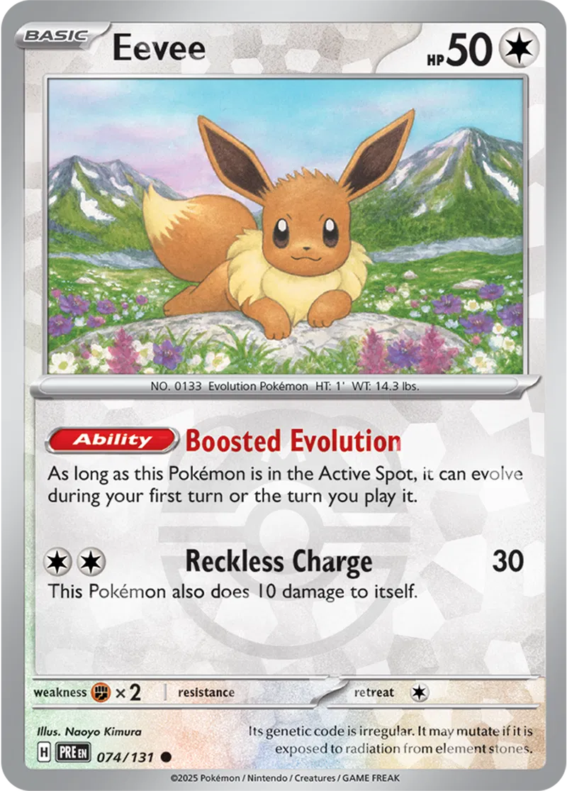 Eevee Master Ball Holo 74