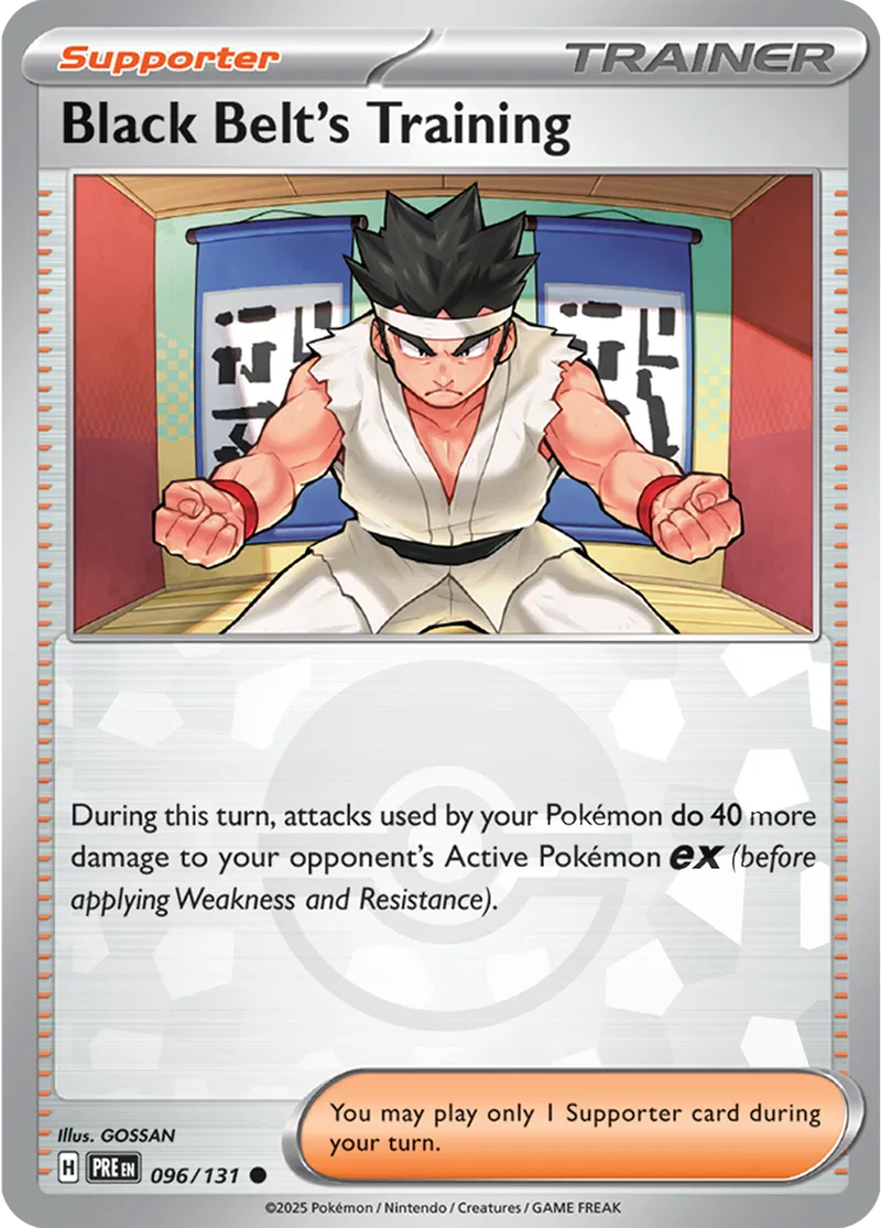 Black Belt's Training Poke ball Holo 96
