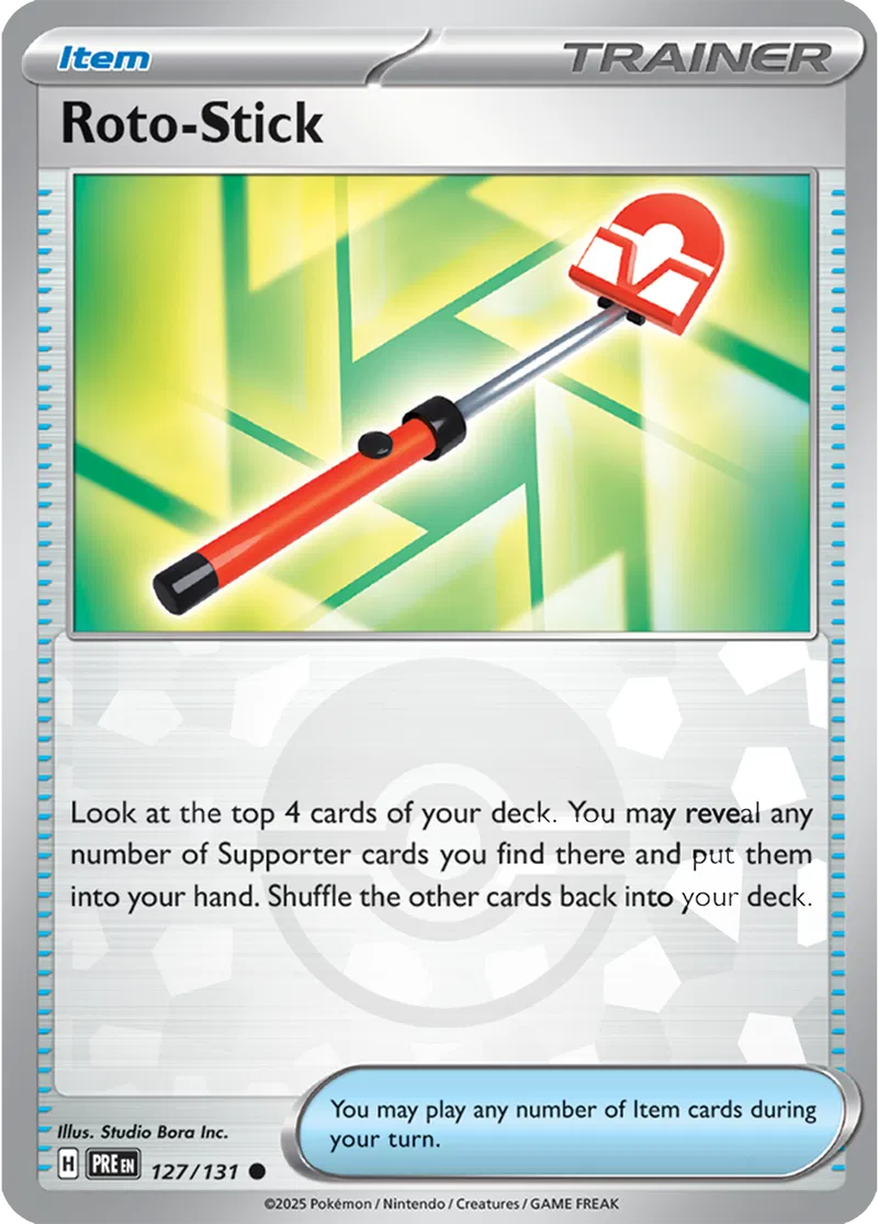 Roto-Stick Poke ball Holo 127