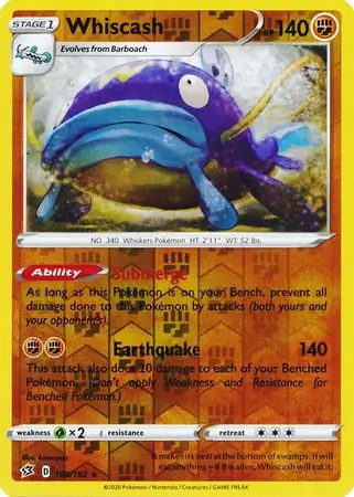 Whiscash Reverse Holo 100 Normal