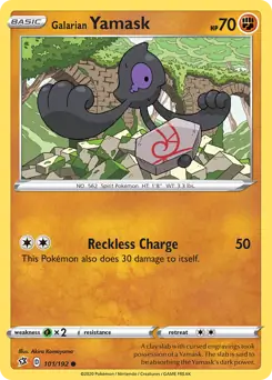 Galarian Yamask 101 Normal
