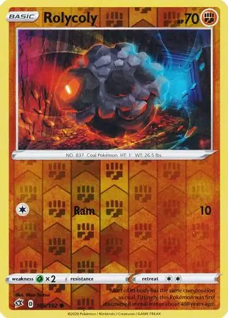 Rolycoly Reverse Holo 105 Normal