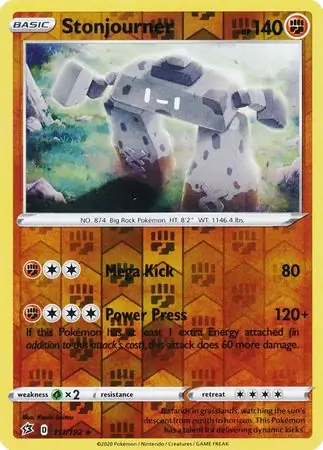 Stonjourner Reverse Holo 111 Normal