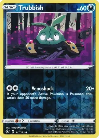 Trubbish Reverse Holo 117 Normal