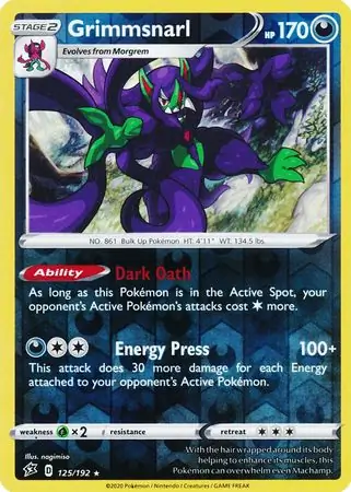 Grimmsnarl Reverse Holo 125