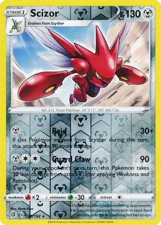 Scizor Reverse Holo 128 Normal