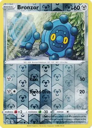 Bronzor Reverse Holo 129 Normal