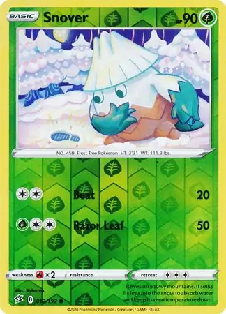 Snover Reverse Holo 012 Normal