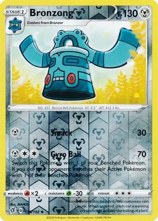 Bronzong Reverse Holo 130 Normal