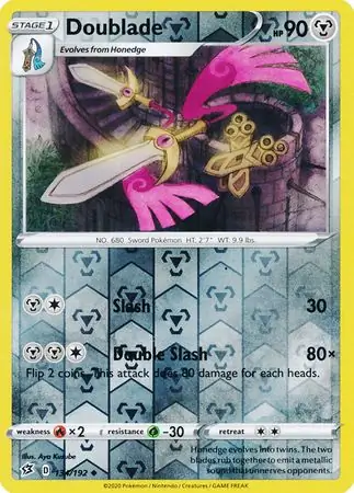 Doublade Reverse Holo 134 Normal