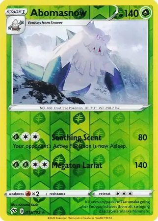 Abomasnow Reverse Holo 013 Normal