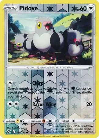 Pidove Reverse Holo 143 Normal