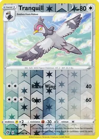 Tranquill Reverse Holo 144 Normal
