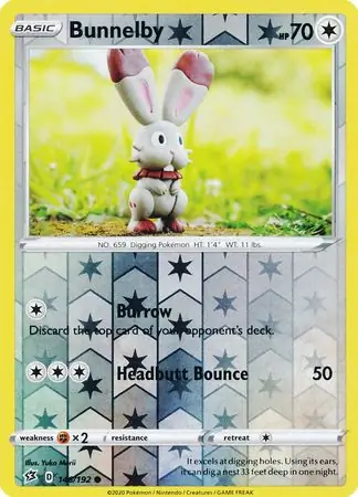 Bunnelby Reverse Holo 146 Normal