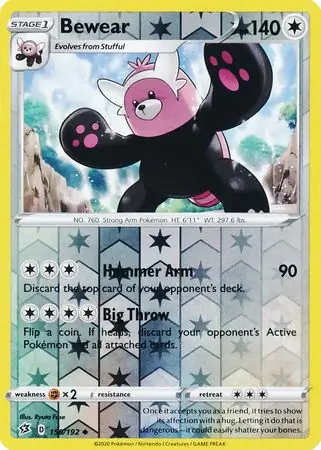 Bewear Reverse Holo 150 Normal