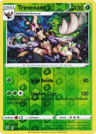 Trevenant Reverse Holo 015 Normal