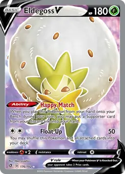 Full Art Eldegoss V 176 Normal
