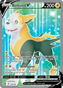 Full Art Boltund V 181 Normal