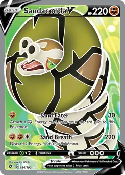 Full Art Sandaconda V 184
