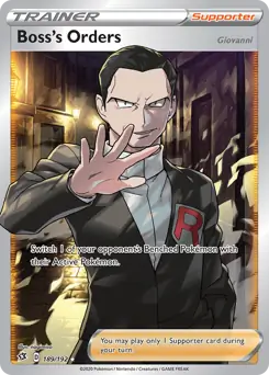 Full Art Boss's Orders 189 Normal