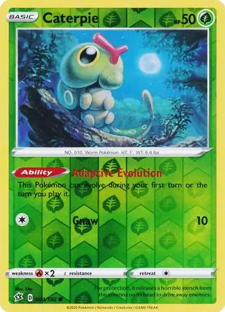 Caterpie Reverse Holo 001