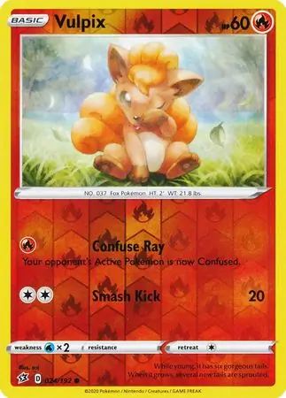 Vulpix Reverse Holo 024 Normal