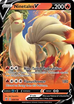 Ninetales V 026 Normal
