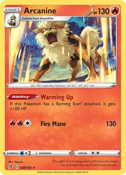 Arcanine 028 Normal