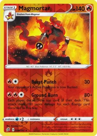 Magmortar Reverse Holo 030 Normal