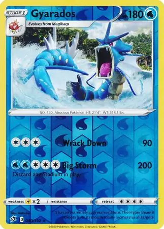 Gyarados Reverse Holo 040