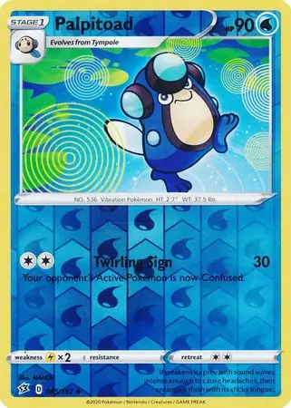 Palpitoad Reverse Holo 045