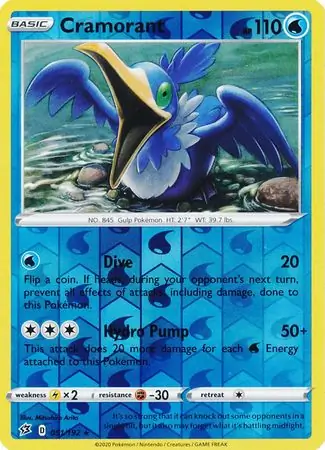 Cramorant Reverse Holo 051 Normal