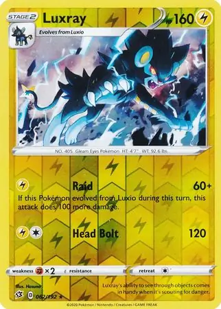 Luxray Reverse Holo 062 Normal