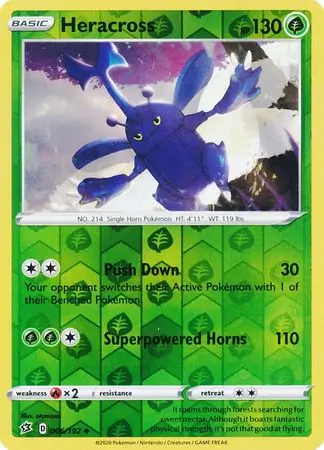Heracross Reverse Holo 006
