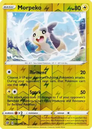 Morpeko Reverse Holo 073
