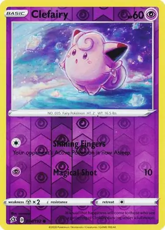 Clefairy Reverse Holo 074 Normal